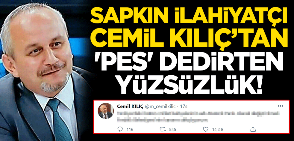 Cemil Kılıç'tan 'pes' dedirten yüzsüzlük! Millet Bahçeleri'ne isim önerdi