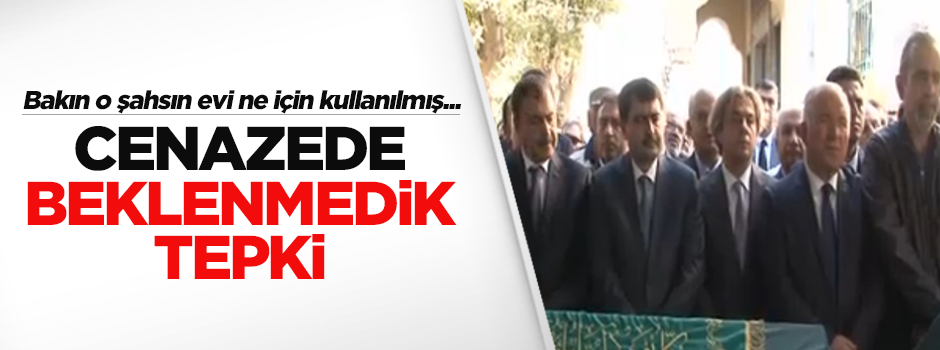 Cenazede Beyoğlu Belediye Başkanı'na tepki