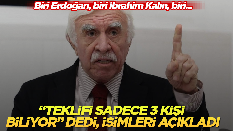 Cengiz Çandar "Teklifi sadece 3 kişi biliyor" dedi, isimleri açıkladı: Biri Erdoğan, biri İbrahim Kalın, biri...