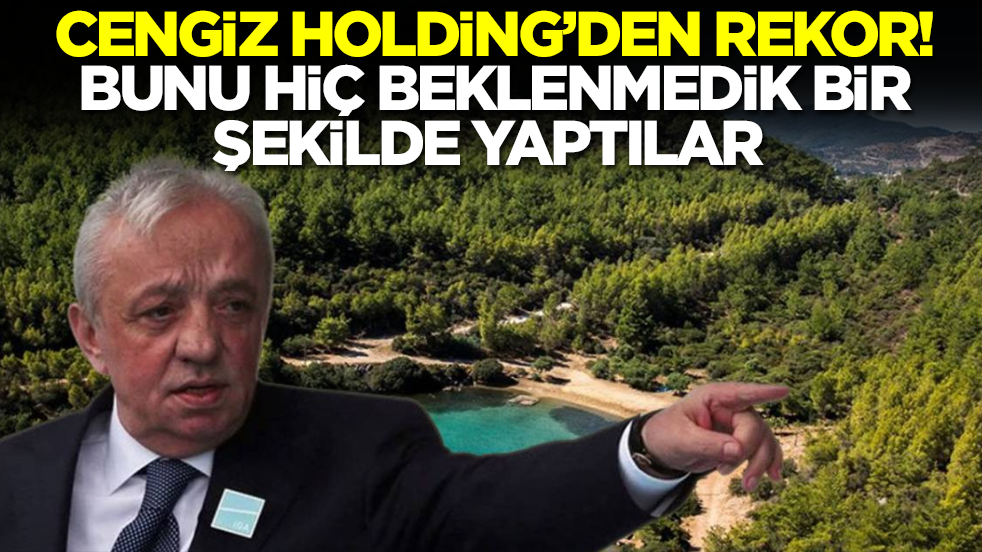 Cengiz Holding'in HES'inden rekor: Bunu hiç beklenmedik şekilde yaptılar