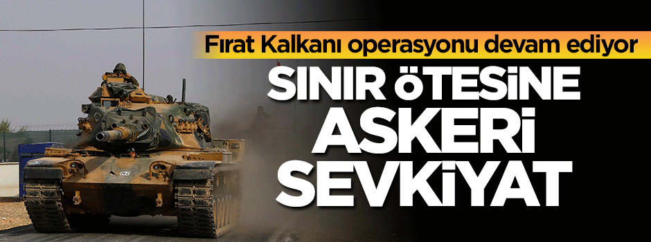 Cerablus'a askeri sevkiyat