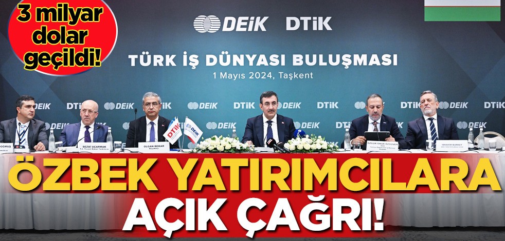 Cevdet Yılmaz, Türkiye'ye davet etti: Özbek yatırımcılara sinyali... Yeni hedefleri için piyasalar odaklandı