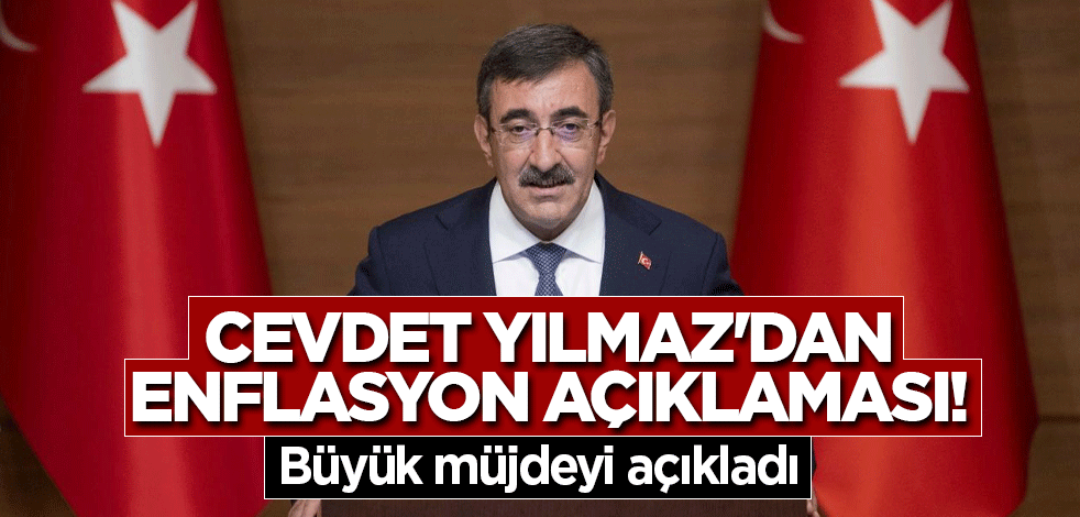 Cevdet Yılmaz'dan enflasyon açıklaması! Büyük müjdeyi açıkladı