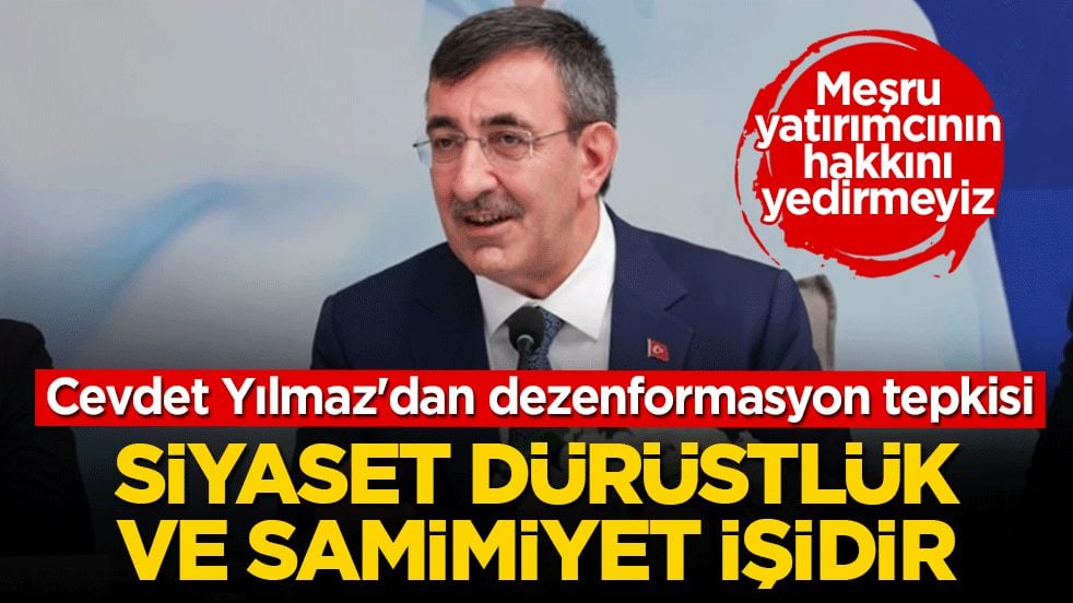 Cevdet Yılmaz'dan manipülatörlere sert tepki: Meşru yatırımcının hakkını yedirmeyiz