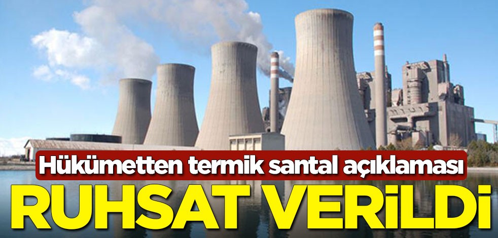 Çevre ve Şehircilik Bakanı Murat Kurum'da termik santral açıklaması: Çalışma ruhsatı verildi