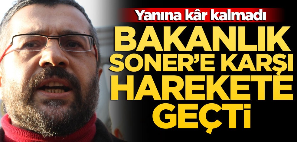 Çevre ve Şehircilik Bakanlığı Soner Yalçın hakkında soruşturma başlattı