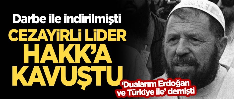 Cezayirli lider Abbas Medeni vefat etti!