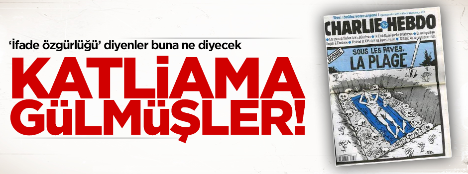 Charlie Hebdo Bosna katliamını mizah malzemesi yapmış!