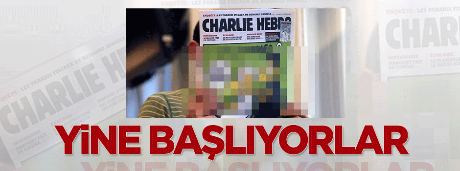 Charlie Hebdo yine başlıyor