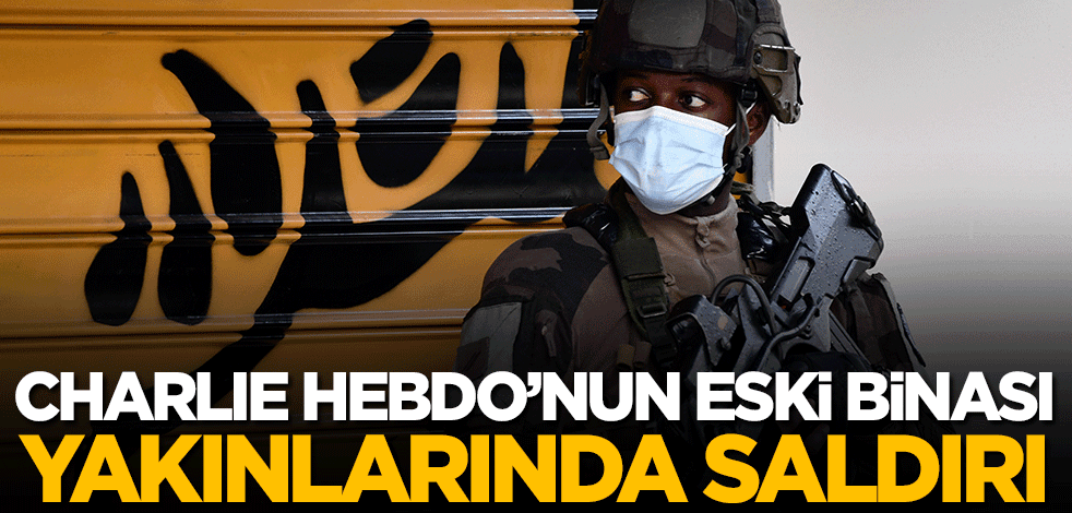 Charlie Hebdo'nun eski binası yakınlarında saldırı