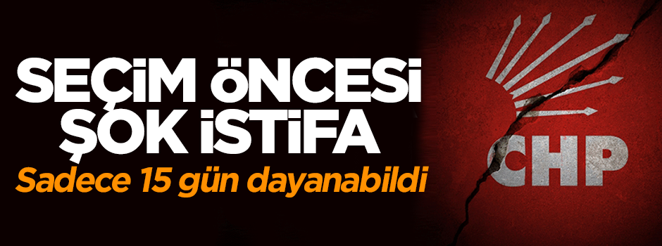 CHP Ardahan İl Başkanı istifa etti