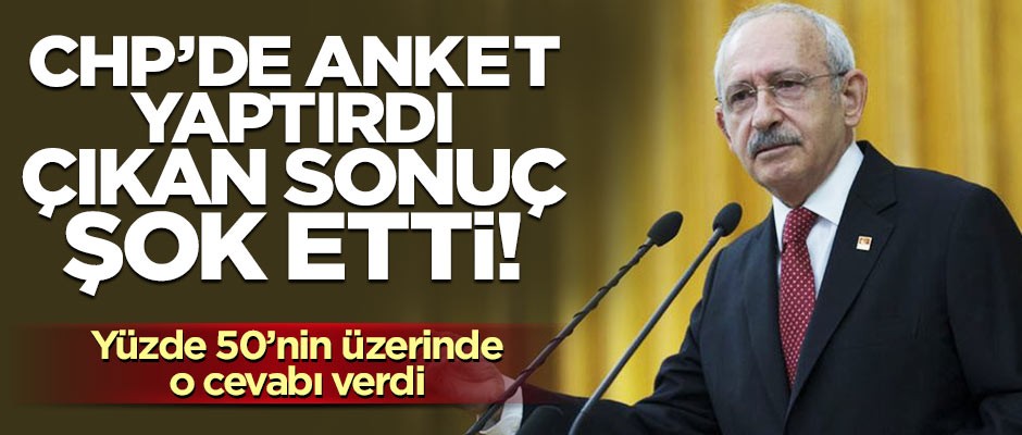 CHP bile Kılıçdaroğlu'na güvenmiyor!