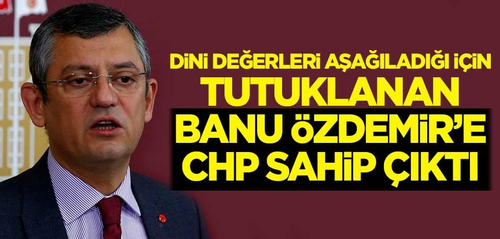 CHP, camilerden Çav Bella çalınmasına sevinen Banu Özdemir'e sahip çıktı