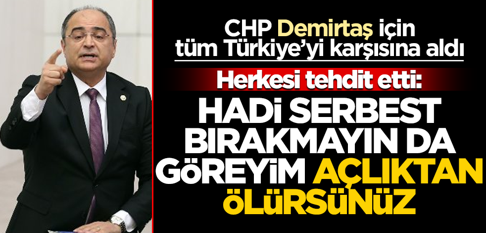 Demirtaş üzerinden tüm Türkiye’ye tehdit: Hadi bırakmayın bakalım ne oluyor