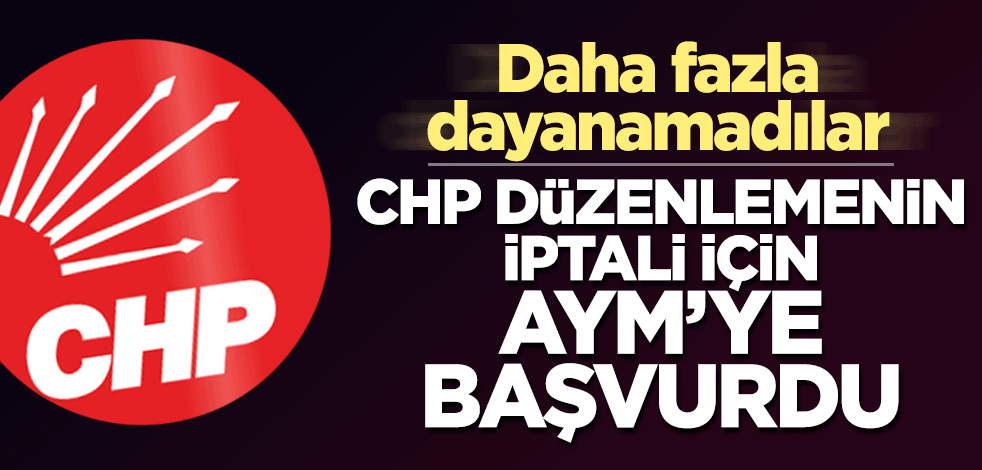 CHP çoklu baro yasasının iptali için Anayasa Mahkemesi'ne başvurdu
