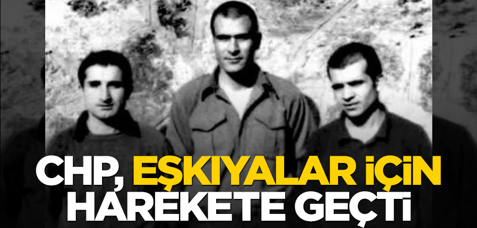 CHP eşkıyalar için harekete geçti!