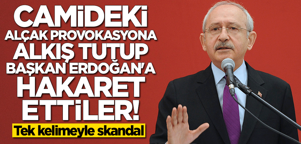 CHP ezana saygısızlık yapıp Cumhurbaşkanı Erdoğan'a küfür eden isimler hakkında işlem dahi yapmadı
