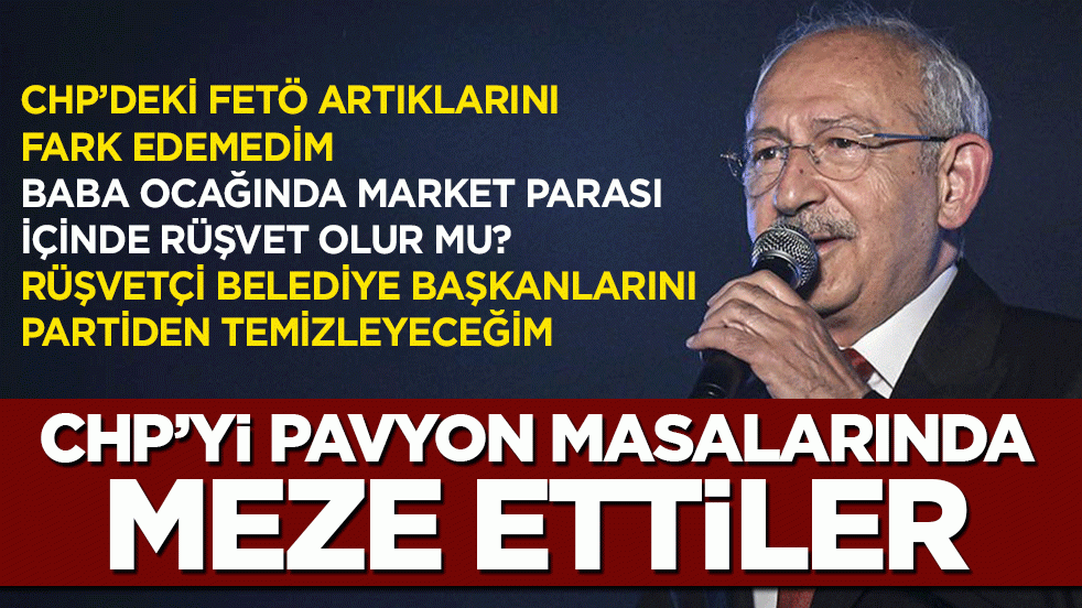 CHP Genel Başkanı Kılıçdaroğlu açıklamalarda bulundu
