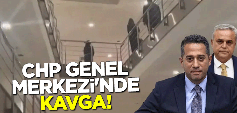 CHP Genel Merkezi'nde kavga!