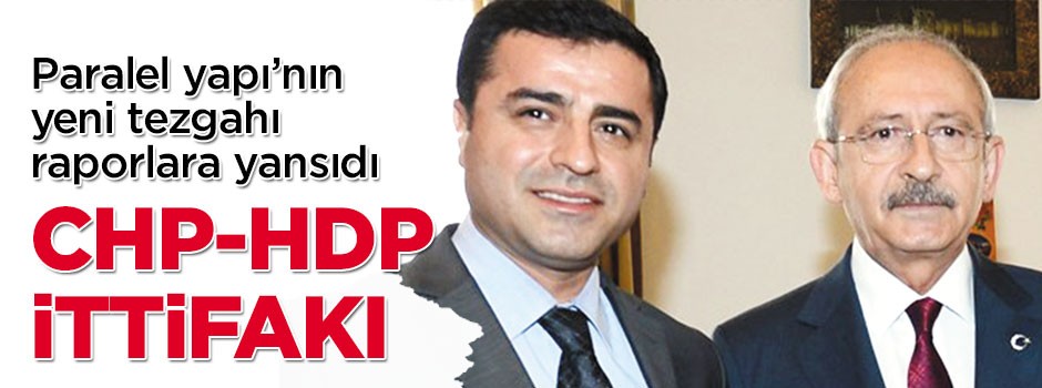 CHP-HDP ittifakı
