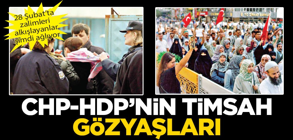 CHP-HDP’nin timsah gözyaşları