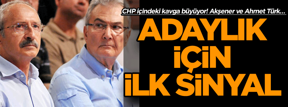 Parti içindeki kavga büyüyor... Adaylık için ilk sinyal