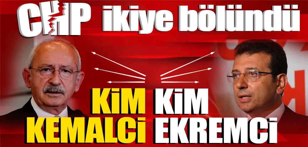 CHP ikiye bölündü! Kemalciler ve Ekremciler karşı karşıya