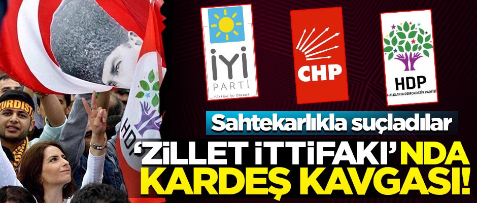 CHP, İP ve HDP arasında 'kardeş' kavgası... Birbirlerini sahtekarlıkla suçladılar!