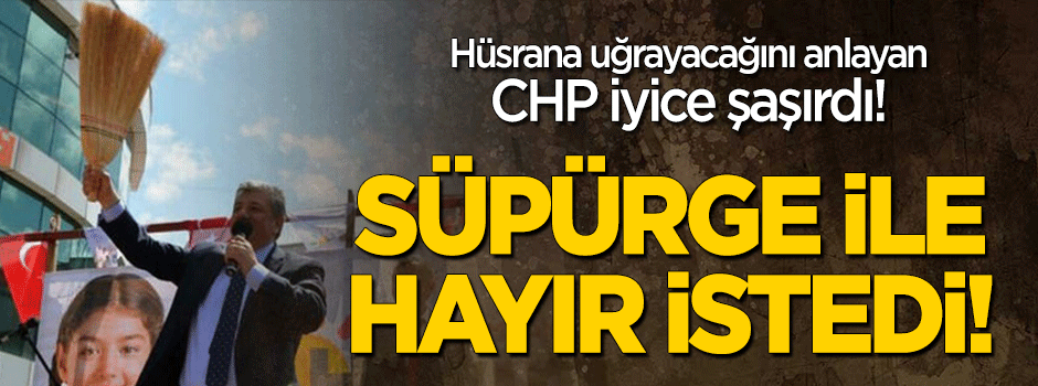 CHP iyice şaşırdı! Balbay'dan süpürgeli referandum çalışması