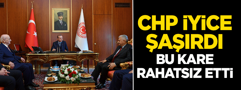 CHP iyice şaşırdı! Bu kareden rahatsız oldu
