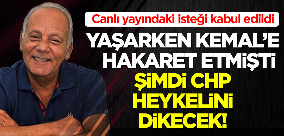 CHP, Kılıçdaroğlu'na hakaret eden Bekir Coşkun'un heykelini dikecek