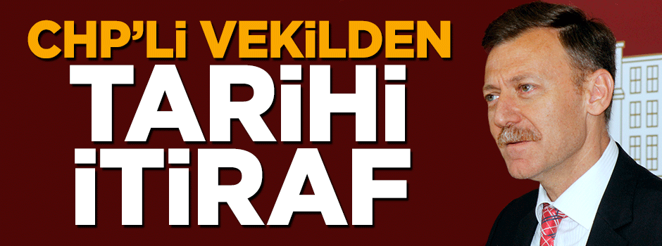 CHP Milletvekili Aytuğ Atıcı itiraf etti: Millet haklı