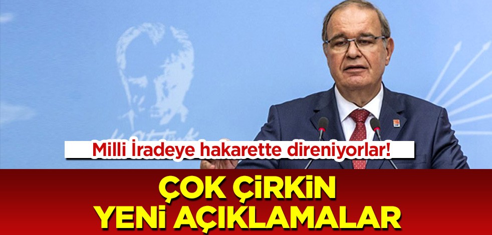 CHP Milli İradeye hakarette direniyor: Çok çirkin yeni açıklamalar