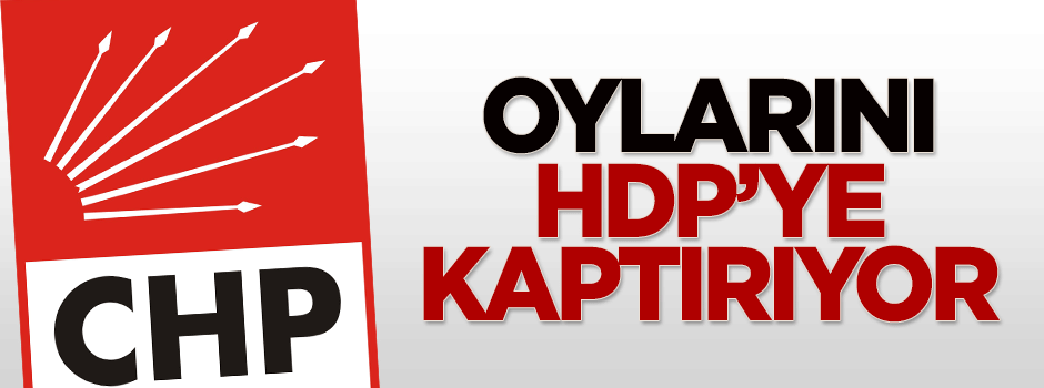 CHP oylarını HDP'ye kaptırıyor