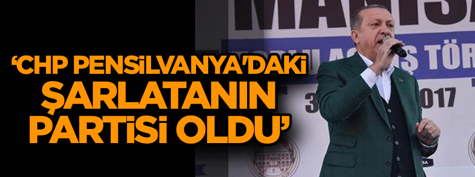 ‘CHP Pensilvanya'daki şarlatanın partisi oldu’