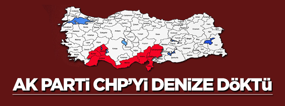 CHP sahil şehirlerini de kaybediyor