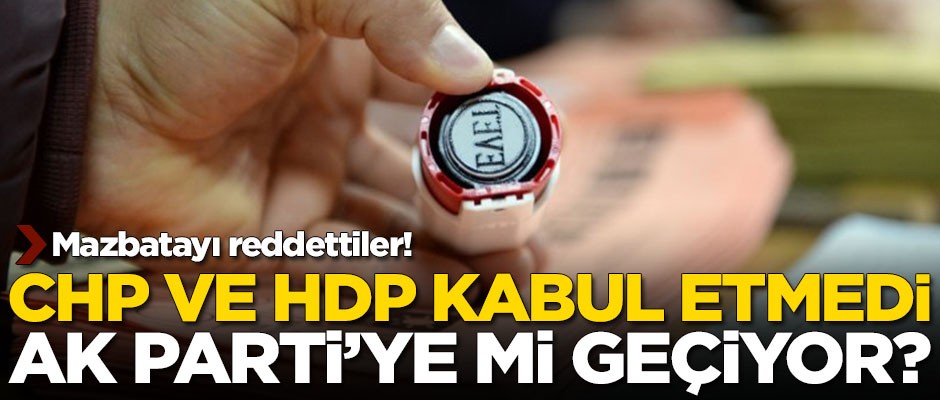 CHP'ye verilmedi, HDP kabul etmedi! Belediye AK Parti'ye mi geçiyor?