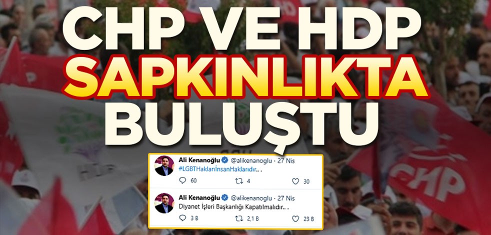 CHP ve HDP sapkınlıkta buluştu