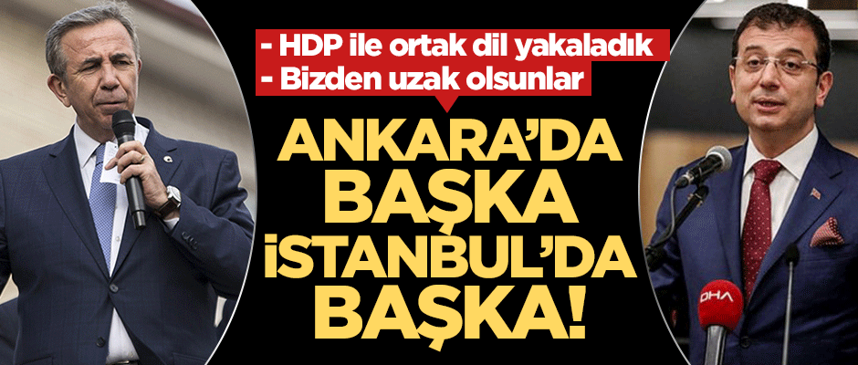 CHP ve İYİ Parti'nin Ankara ve İstanbul'da HDP kurnazlığı!