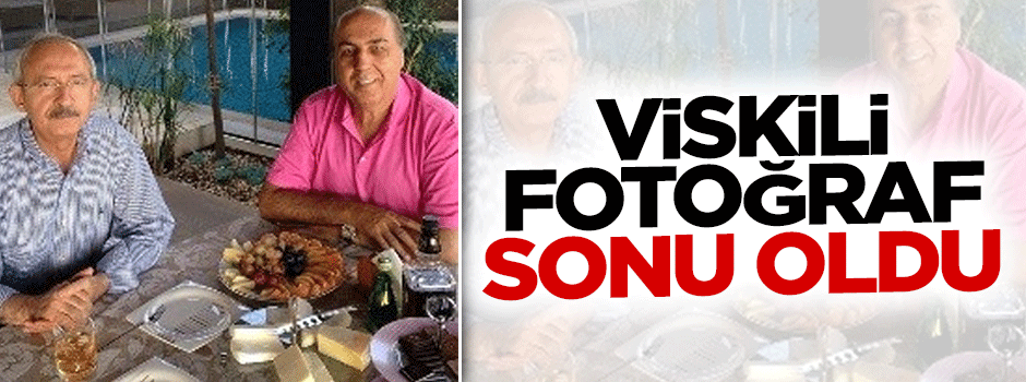 CHP, viskili fotoğraf yayınlayan Aydın Ayaydın:'ın üstünü çizdi