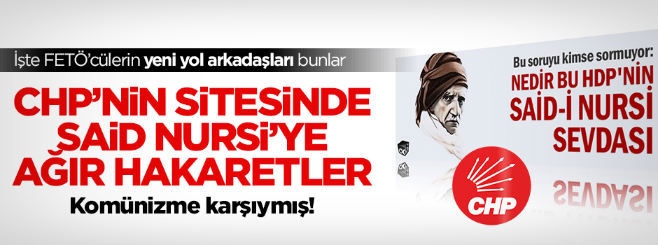 CHP yandaşı haber sitesinden Demirtaş'a 'Said-i Nursi' tepkisi!