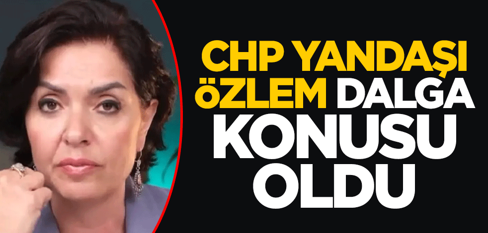 CHP yandaşı Özlem Gürses dalga konusu oldu