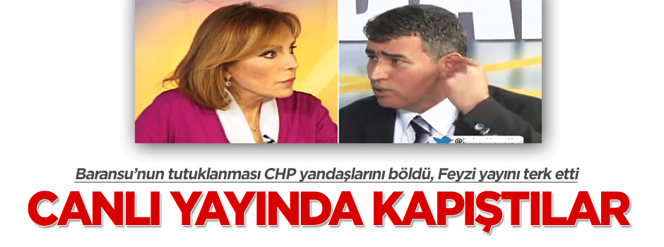 CHP yandaşlarının 17 Aralık kavgasında Feyzioğlu stüdyoyu terk etti