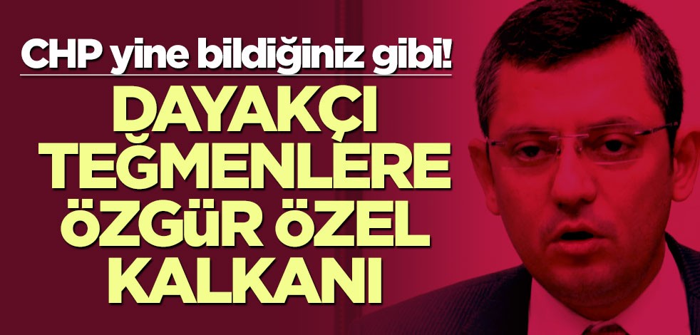 CHP yine bildiğiniz gibi! Dayakçı teğmenlere Özgür Özel kalkanı
