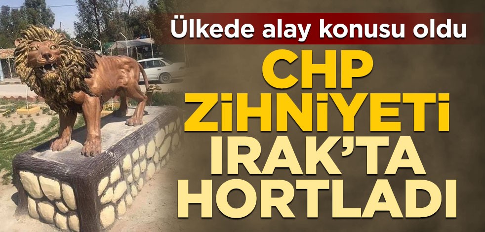 CHP zihniyeti Irak'ta hortladı! Ülkede alay konusu oldu