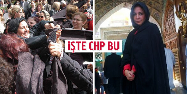 İşte CHP bu: Çarşaf da giyerler, çarşaf da yırtarlar!