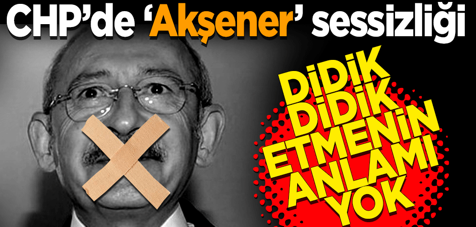 CHP’de ‘Akşener’ sessizliği: 'Didik didik etmenin faydası yok'