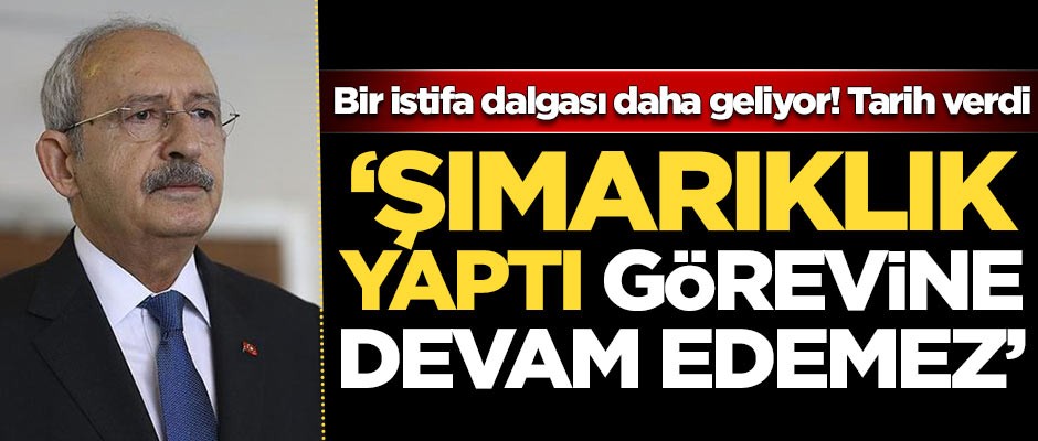 CHP'de bir istifa dalgası daha geliyor! Tarih verdi