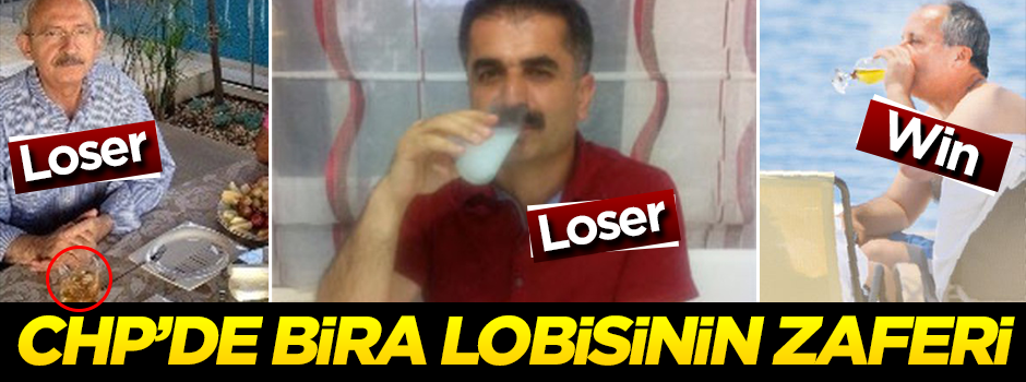 CHP'de bira lobisinin zaferi!