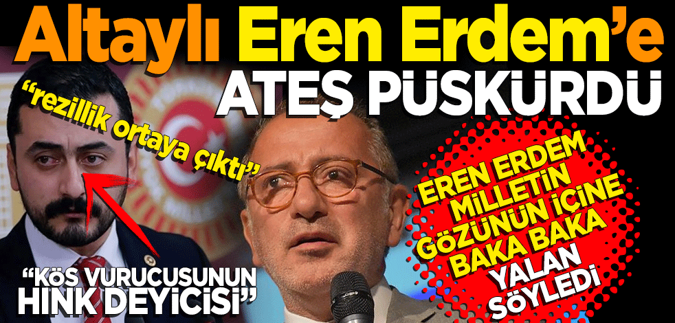 CHP'de danışman krizi! Fatih Altaylı'dan Eren Erdem'e çok sert sözler
